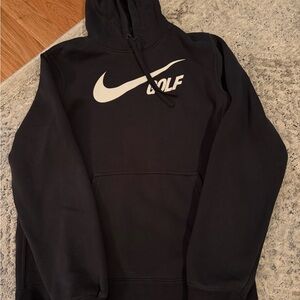Men’s Nike Golf Black Hoodie with Logo- size small